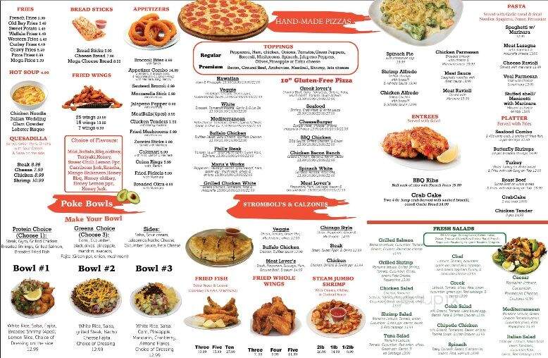 Maria's Pizza & Subs - Havre de Grace, MD menu_pic
