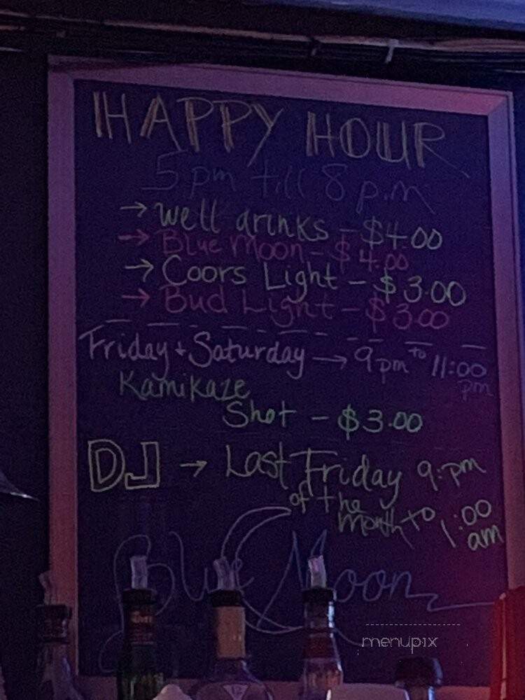 Blue Moon Lounge - Montrose, CA menu_pic