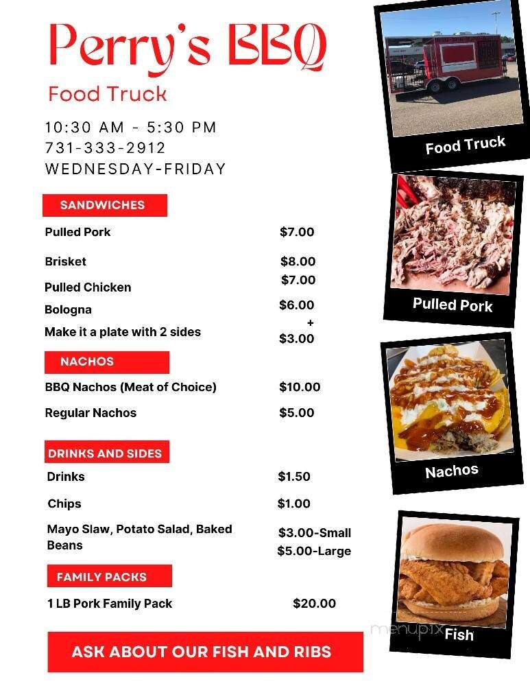 Perrys BBQ & Catering - Paris, TN menu_pic