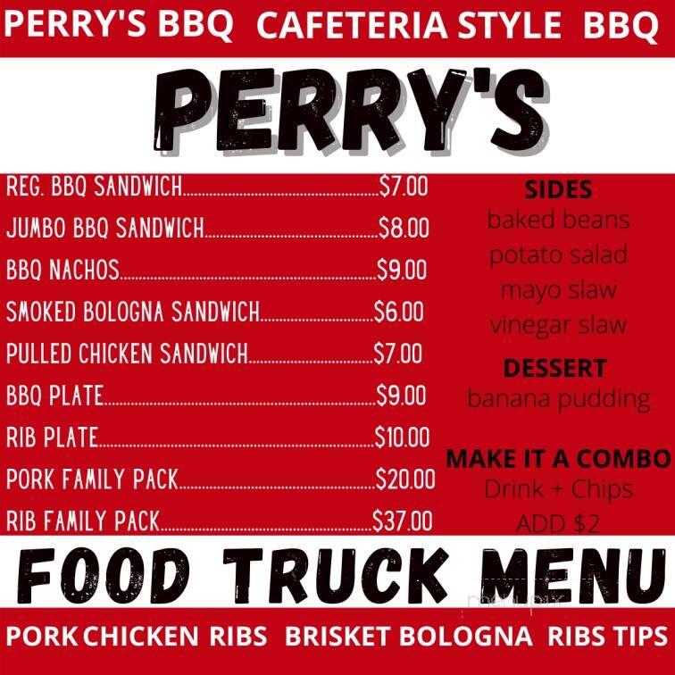 Perrys BBQ & Catering - Paris, TN menu_pic