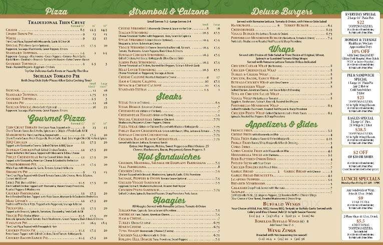 Luigi's Pizzarama II - Elkins Park, PA menu_pic