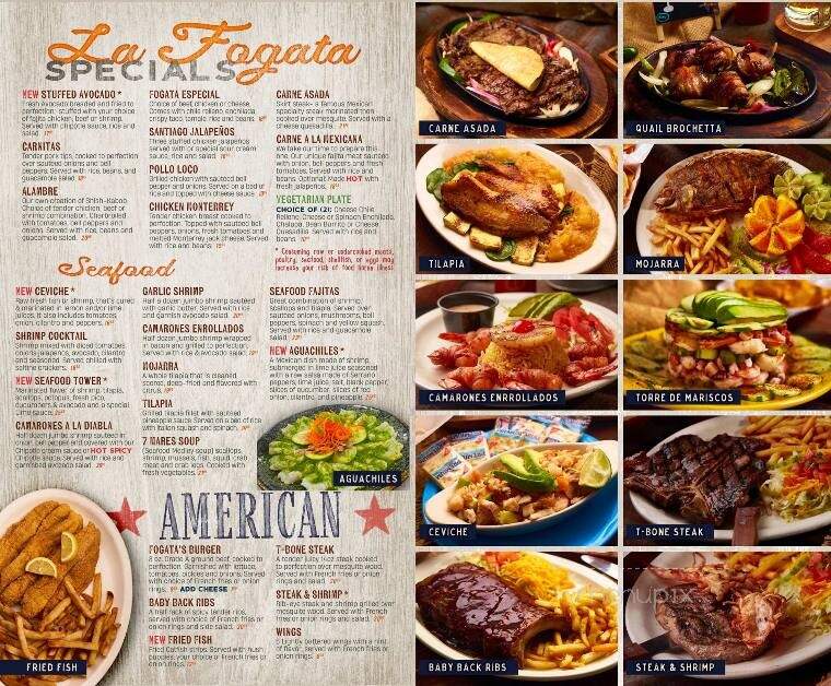 La Fogata - Texarkana, AR menu_pic