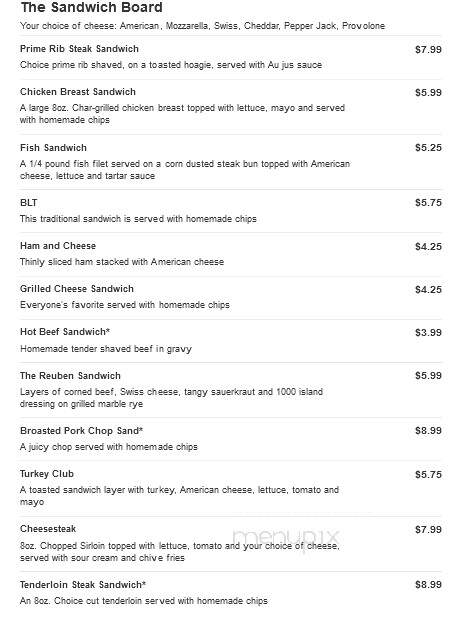 C C Cody's Bar & Restaurant - Campbellsport, WI menu_pic