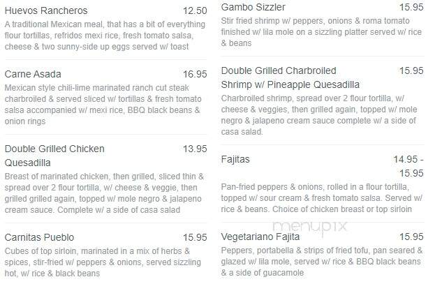 Amigos Cantina - Saskatoon, SK menu_pic