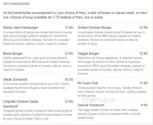 Amigos Cantina - Saskatoon, SK menu_pic