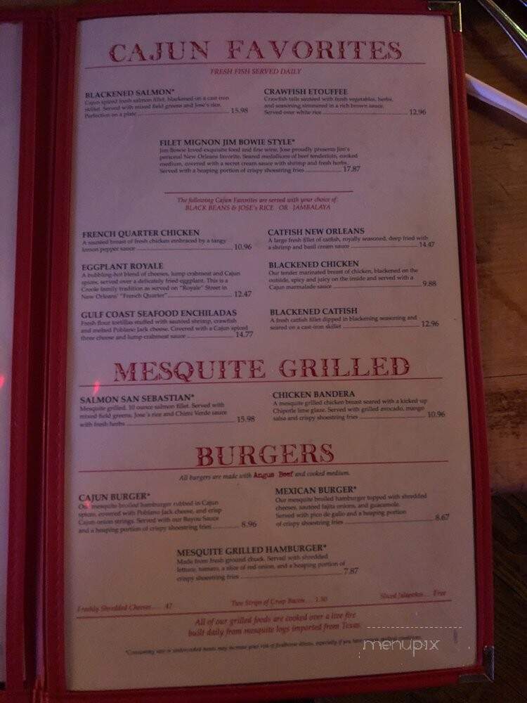 Border Cafe - Saugus, MA menu_pic