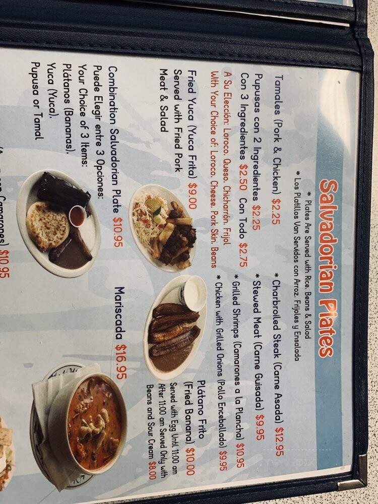 Costa Del Sol Restaurant - Austin, TX menu_pic