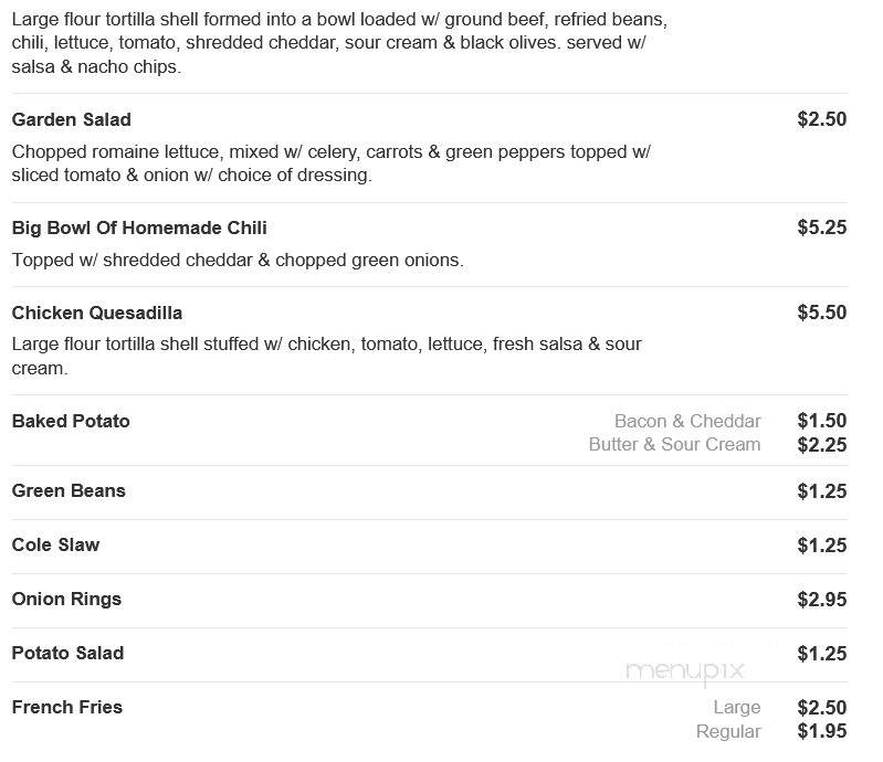 Harry's Bar & Grill - Norfolk, VA menu_pic