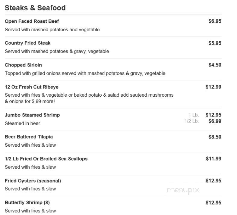Harry's Bar & Grill - Norfolk, VA menu_pic
