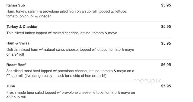 Harry's Bar & Grill - Norfolk, VA menu_pic
