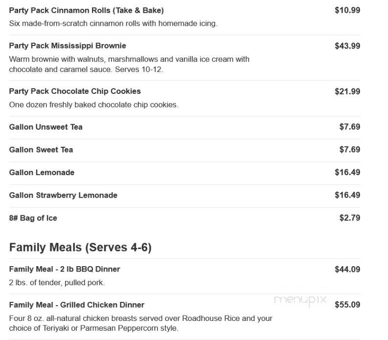 Logan's Roadhouse - Decatur, AL menu_pic
