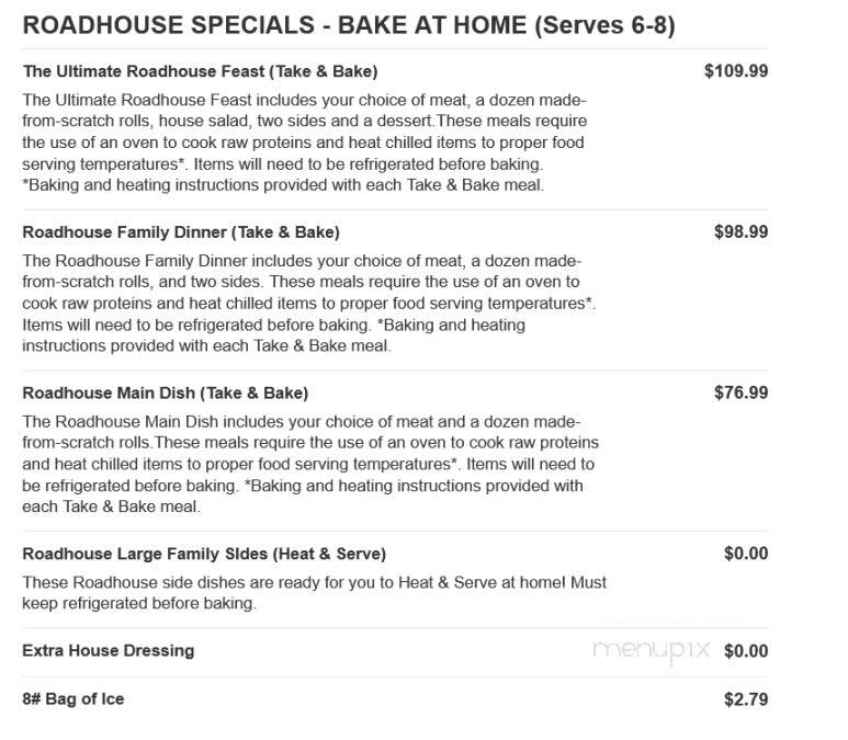 Logan's Roadhouse - Decatur, AL menu_pic