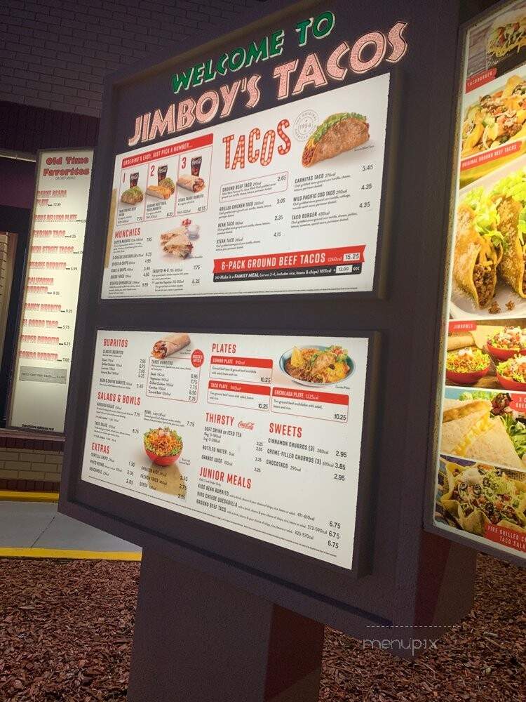 Jimboy's Tacos - Marysville, CA menu_pic