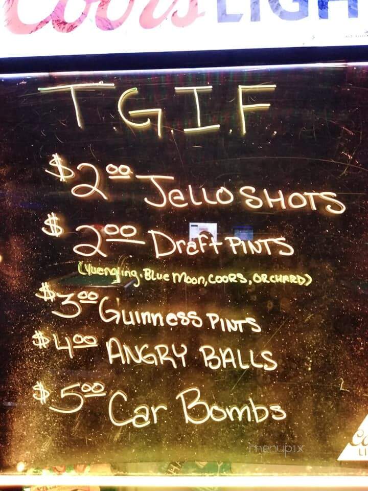 The Brown Derby Pub - Jacksonville, NC menu_pic