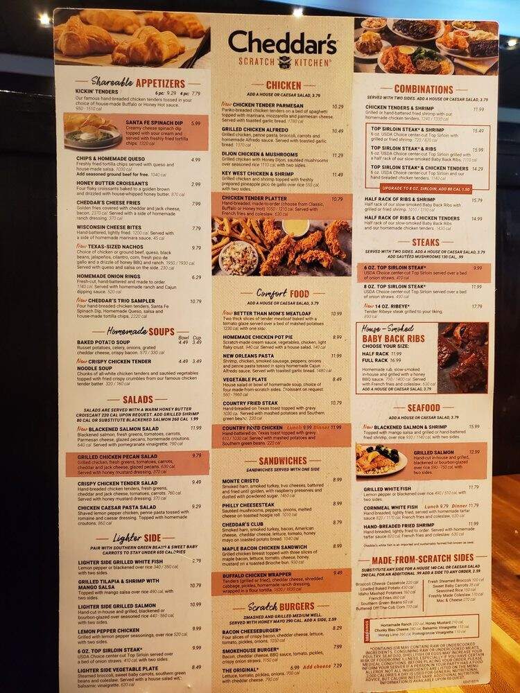 Cheddar's Scratch Kitchen - Tampa, FL menu_pic