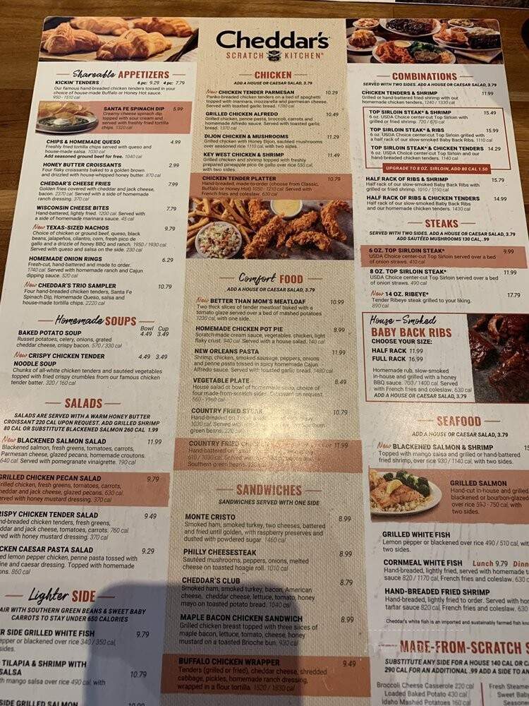 Cheddar's Scratch Kitchen - Tampa, FL menu_pic