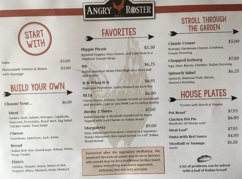Angry Rooster Deli - Caledonia, NY