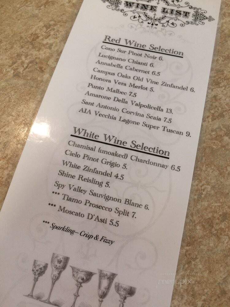 Cristo's Bistro - Holly Springs, NC menu_pic