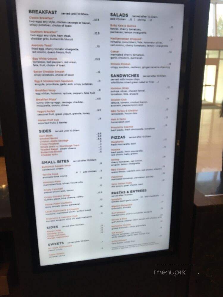 Wolfgang Puck - Greer, SC menu_pic