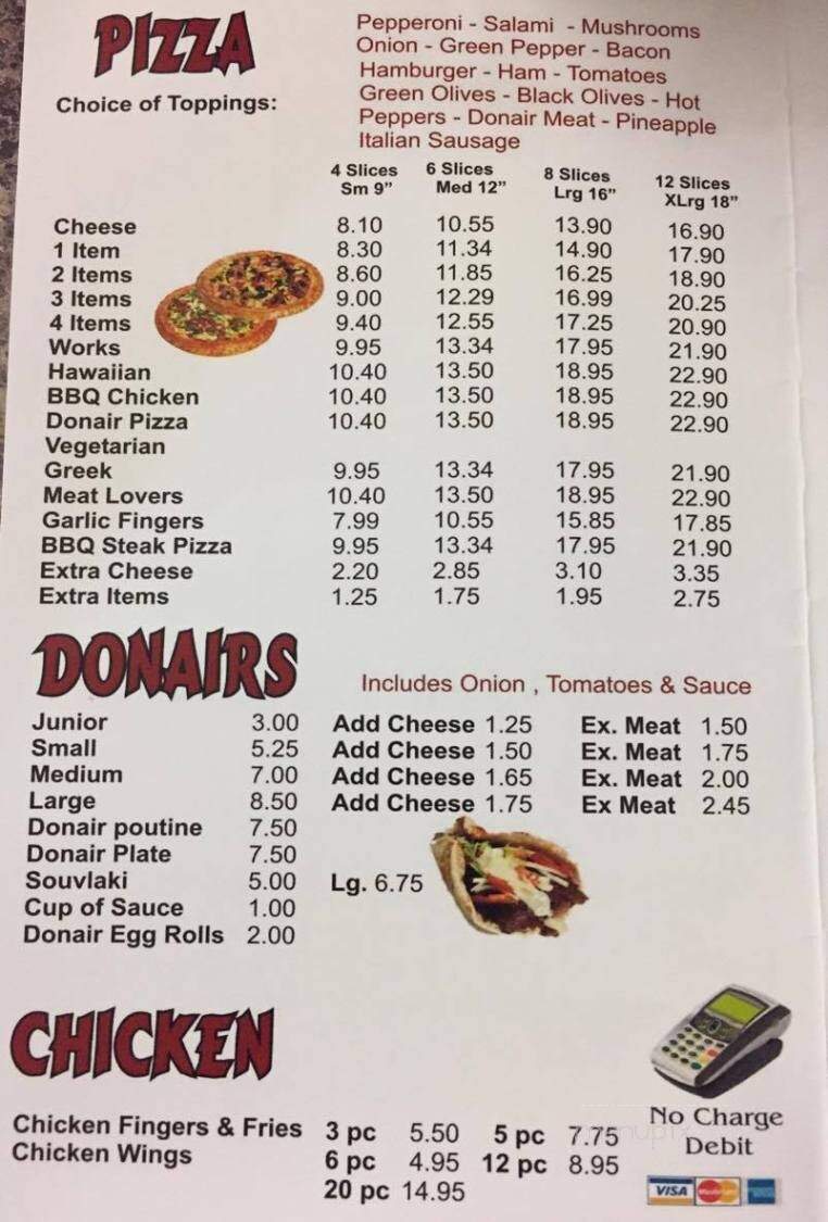 Little Jo's Pizza and Donair - Upper Tantallon, NS menu_pic