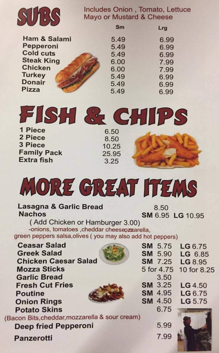 Little Jo's Pizza and Donair - Upper Tantallon, NS menu_pic