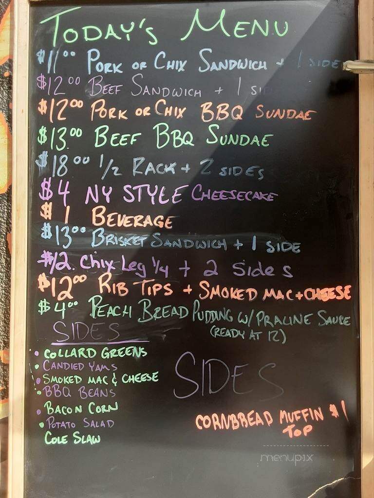 True Smoke BBQ - Rochester, MN menu_pic