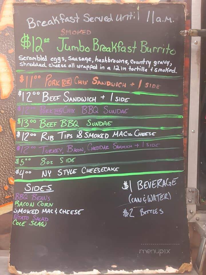 True Smoke BBQ - Rochester, MN menu_pic