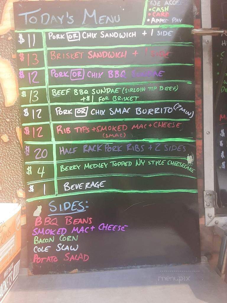 True Smoke BBQ - Rochester, MN menu_pic