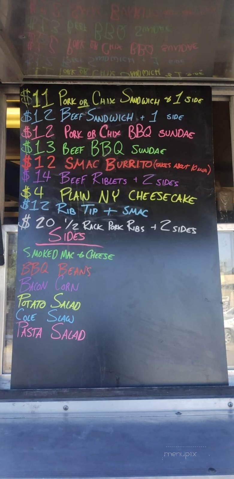 True Smoke BBQ - Rochester, MN menu_pic