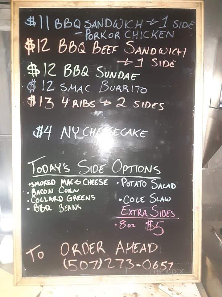 True Smoke BBQ - Rochester, MN menu_pic