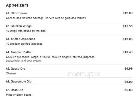 El Paso Mexican Grill - West Monroe, LA menu_pic