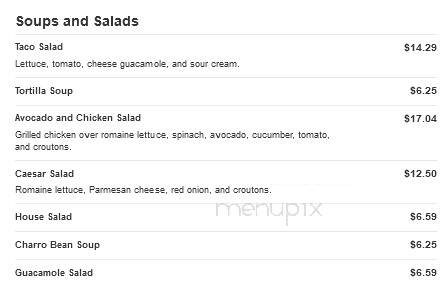 El Paso Mexican Grill - West Monroe, LA menu_pic