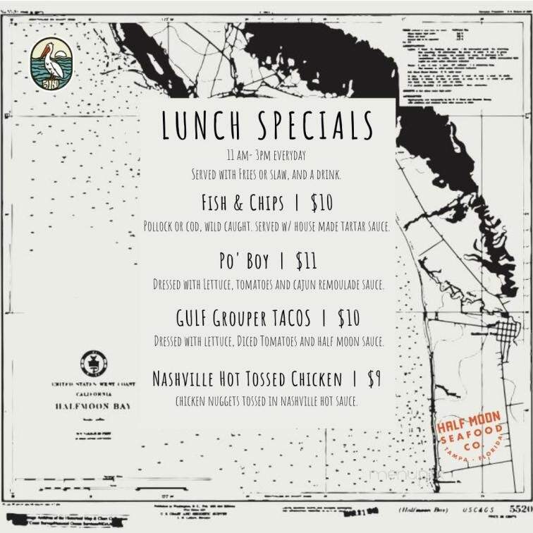Half Moon Seafood Company - Temple Terrace, FL menu_pic