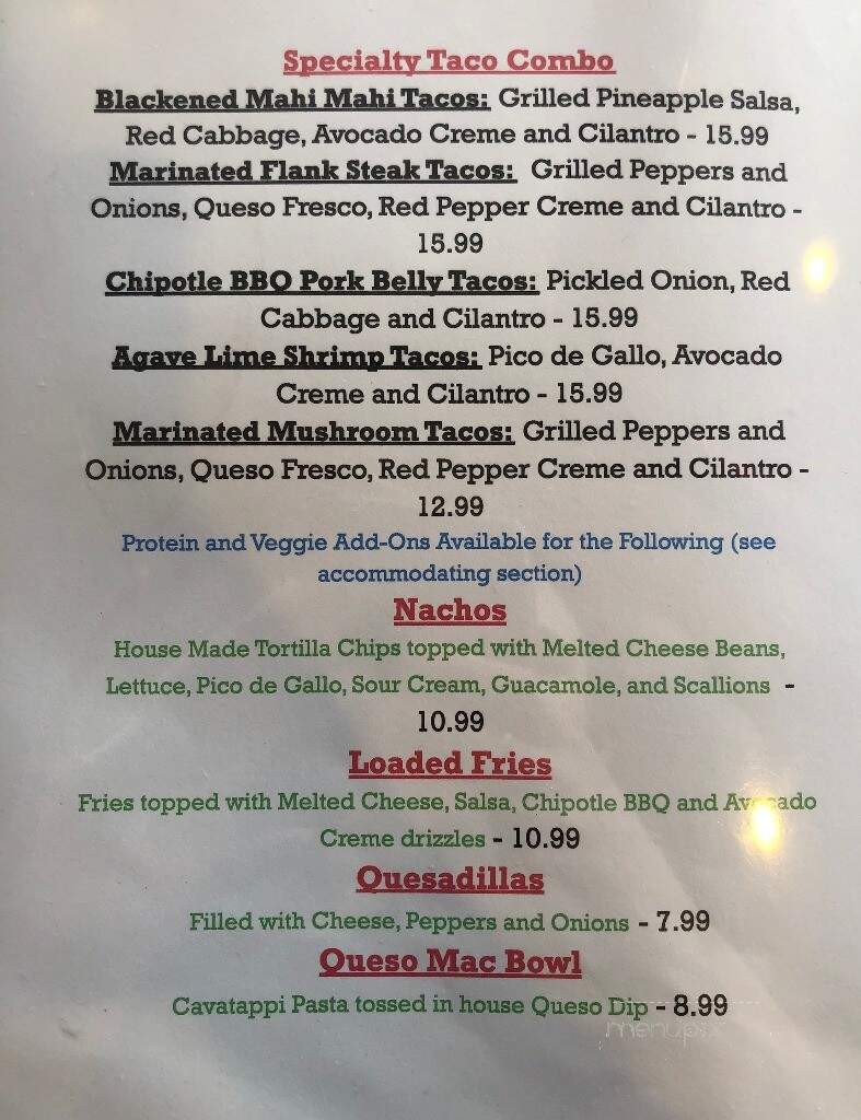 Fuego Eats - West Grove, PA menu_pic