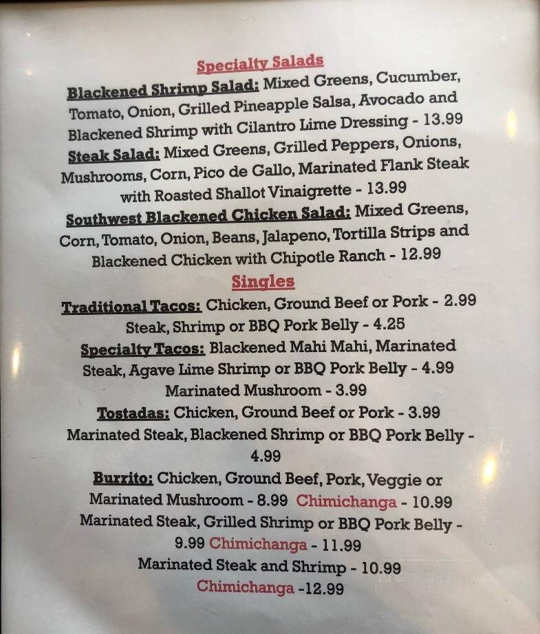 Fuego Eats - West Grove, PA menu_pic