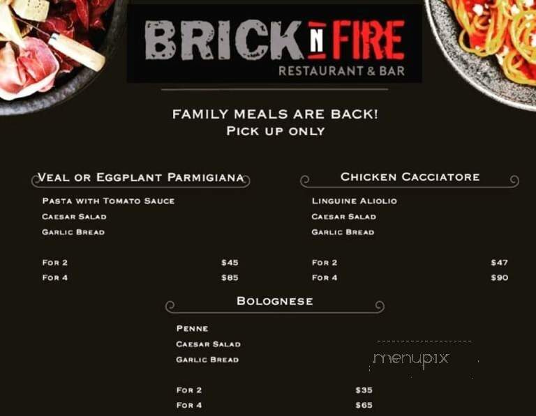 Brick N Fire Restaurant & Bar - Bradford, ON