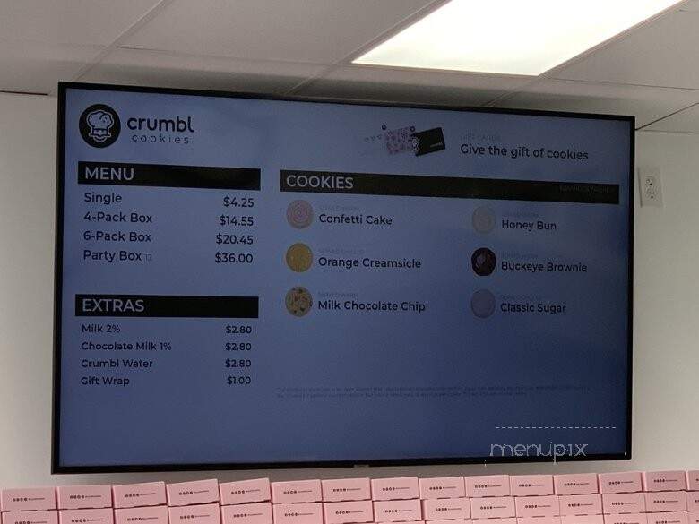 Crumbl Cookies - Lake Forest, CA menu_pic
