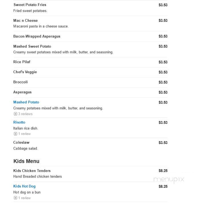 Will-Onita's Family Restaurant - Jeannette, PA menu_pic