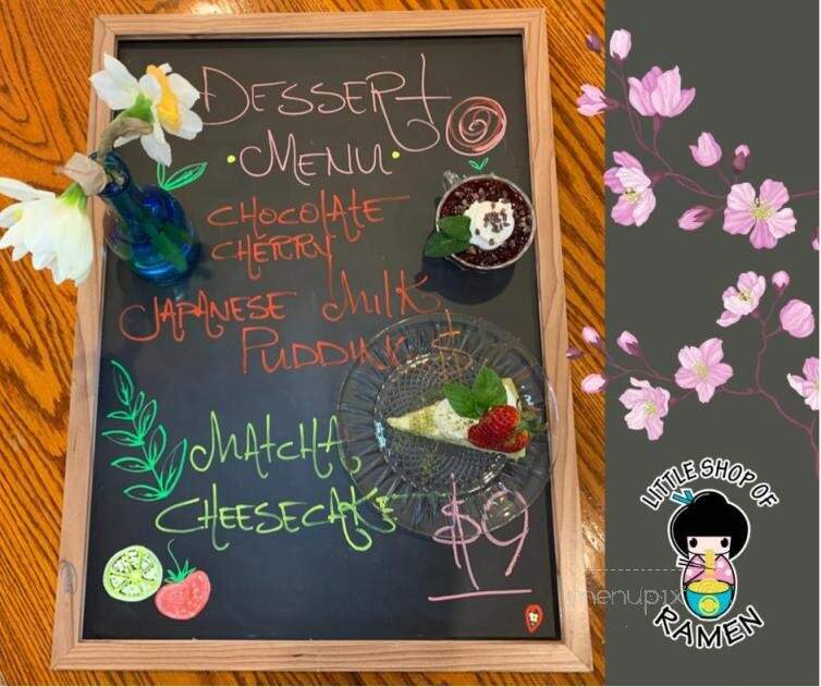 Little Shop of Ramen - Mariposa, CA menu_pic