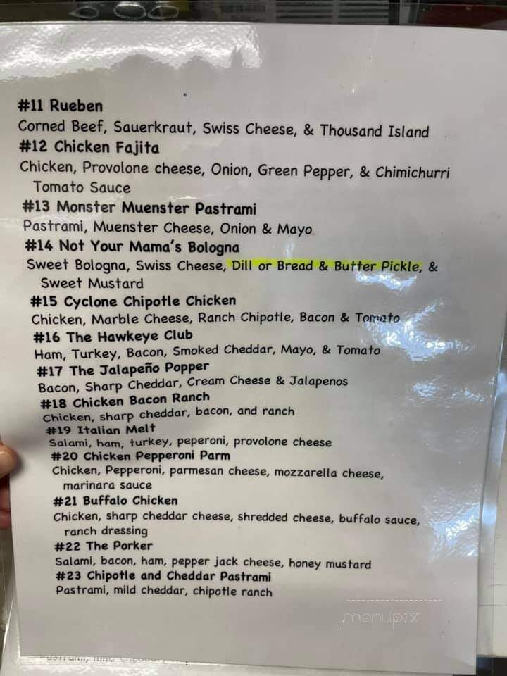 Main Street Brick House - Leon, IA menu_pic