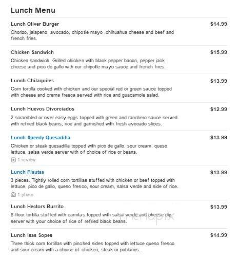 Amores Kitchen Bar - Marblehead, MA menu_pic