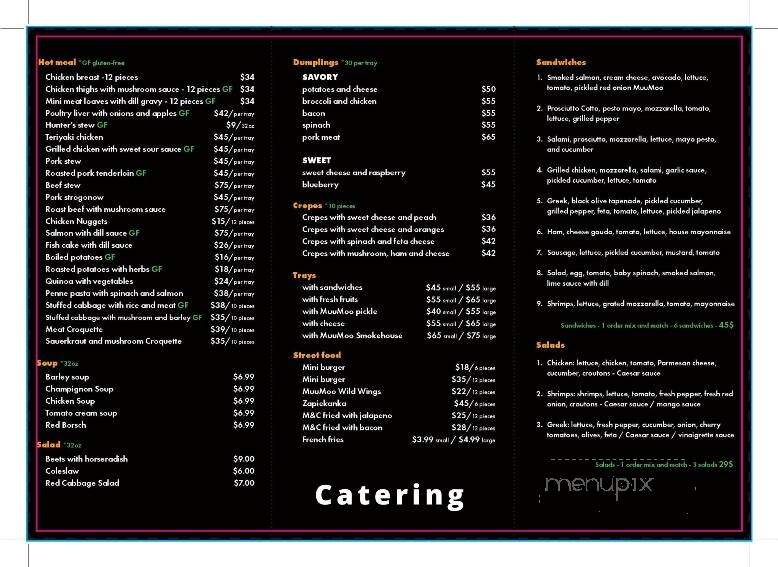MuuMoo Foods - Maspeth, NY menu_pic
