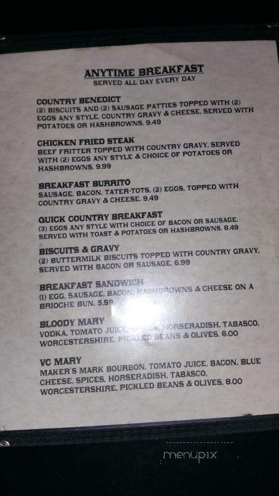 Valencia Club - Penryn, CA menu_pic