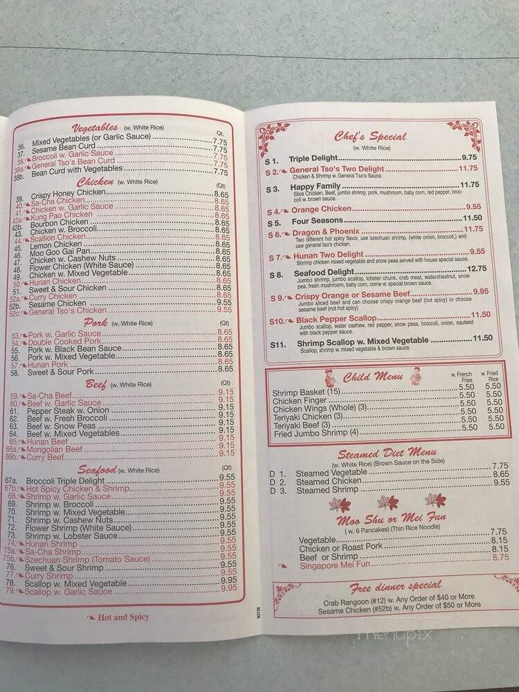 New China - Rock Hill, SC menu_pic