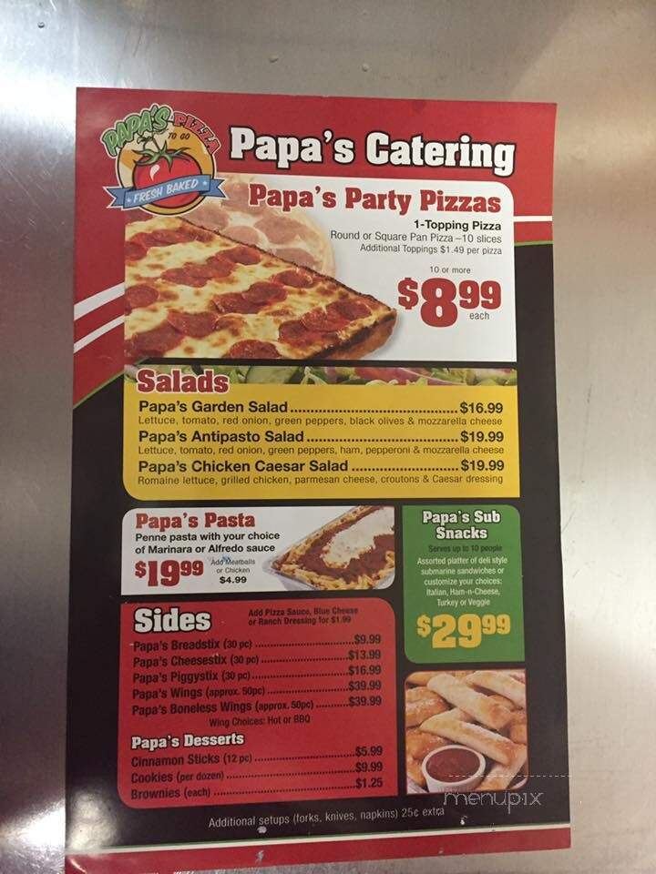 Papas Pizza To Go - Maiden, NC