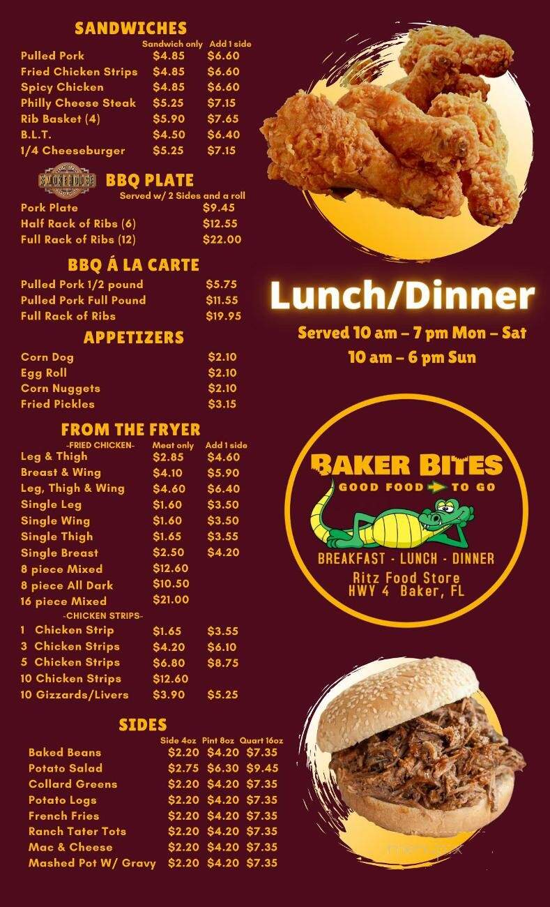 Hub City Smokehouse Grill - Crestview, FL menu_pic