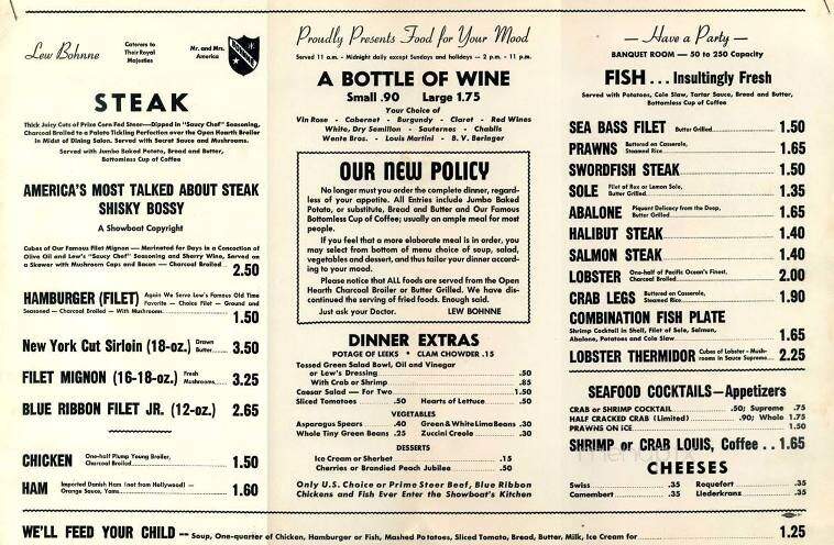 Yazoo Pass - Clarksdale, MS menu_pic