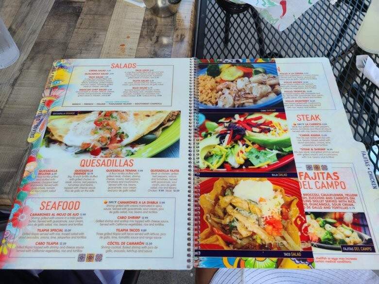 La Carreta - Forest, VA menu_pic