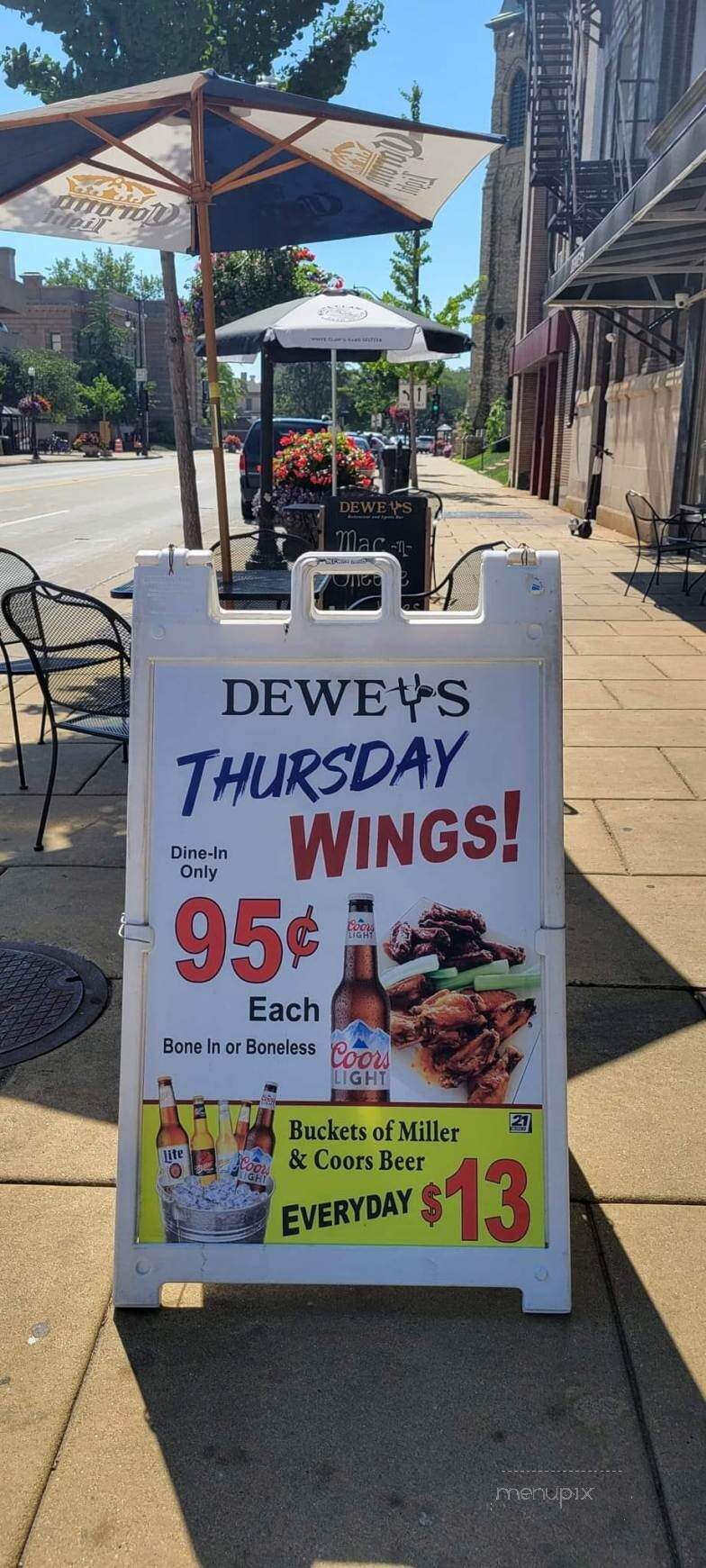 Dewey's Restaurant & Sports Bar - Racine, WI menu_pic