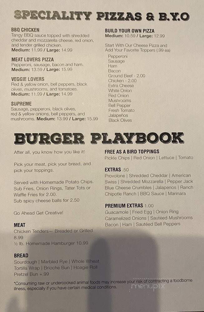 Eddy's Sports Pub - Noblesville, IN menu_pic